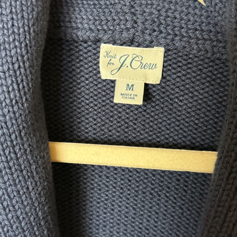 J.Crew Double-Breasted Shawl-Collar Cotton Cardigan–Never Been Worn! - Picture 3 of 5